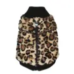 Hip Doggie Sweater Vest Cheetah