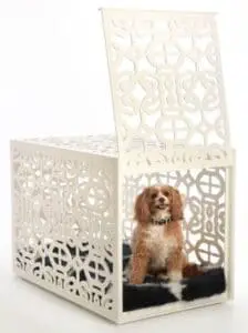 dog crate white